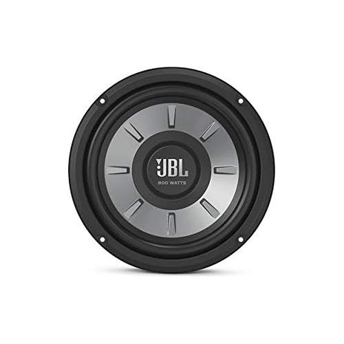 제이비엘 JBL Stage 810 800W Max 8 Stage Series Single 4 ohm Car Audio Subwoofer Speaker Bundled with Alphasonik Earbuds