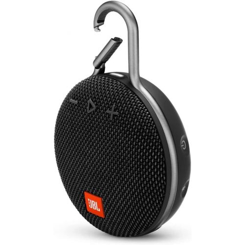 제이비엘 JBL Clip 3 Portable Waterproof Wireless Bluetooth Speaker (Black) - 2 Pack