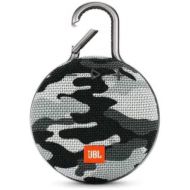JBL Clip 3, Black Camo - Waterproof, Durable & Portable Bluetooth Speaker - Up to 10 Hours of Play - Includes Noise-Cancelling Speakerphone & Wireless Streaming