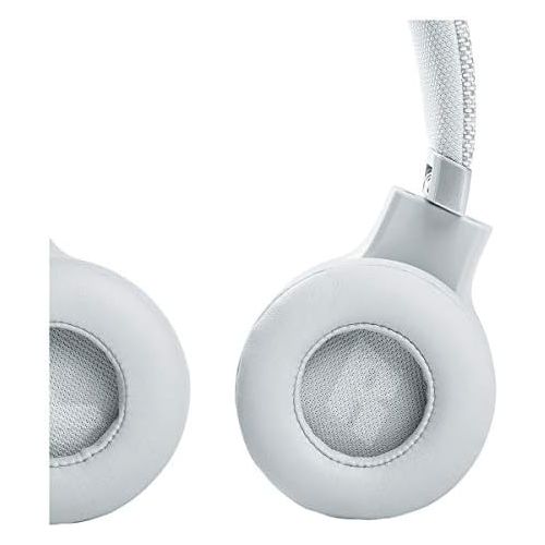 제이비엘 JBL Live 460NC - Wireless On-Ear Noise Cancelling Headphones with Long Battery Life and Voice Assistant Control - White