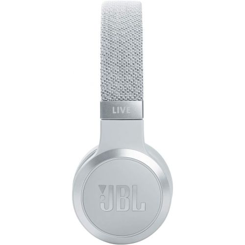 제이비엘 JBL Live 460NC - Wireless On-Ear Noise Cancelling Headphones with Long Battery Life and Voice Assistant Control - White