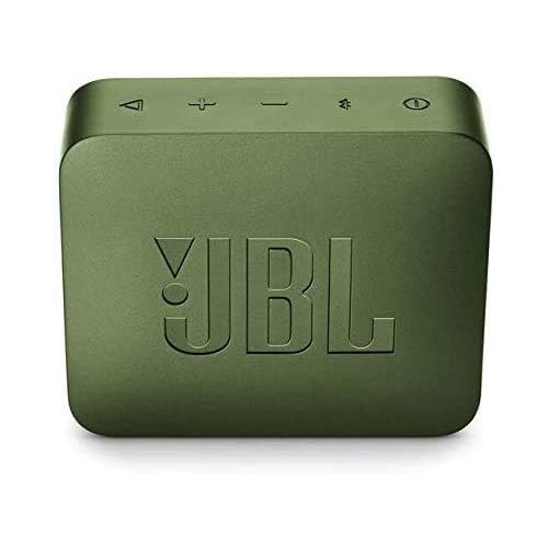 제이비엘 JBL GO 2 IPX7 Waterproof Ultra Portable Bluetooth Speaker Bundle with Deluxe Hard-Shell Case (Green)