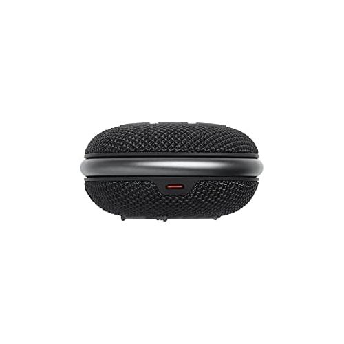 제이비엘 JBL Clip 4: Portable Speaker with Bluetooth, Built-in Battery, Waterproof and Dustproof Feature - Black (JBLCLIP4BLKAM)