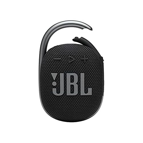 제이비엘 JBL Clip 4: Portable Speaker with Bluetooth, Built-in Battery, Waterproof and Dustproof Feature - Black (JBLCLIP4BLKAM)