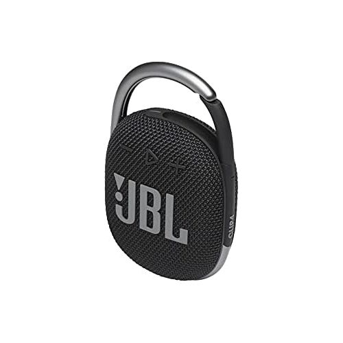 제이비엘 JBL Clip 4: Portable Speaker with Bluetooth, Built-in Battery, Waterproof and Dustproof Feature - Black (JBLCLIP4BLKAM)