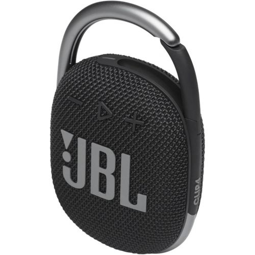 제이비엘 JBL Clip 4: Portable Speaker with Bluetooth, Built-in Battery, Waterproof and Dustproof Feature - Black (JBLCLIP4BLKAM)