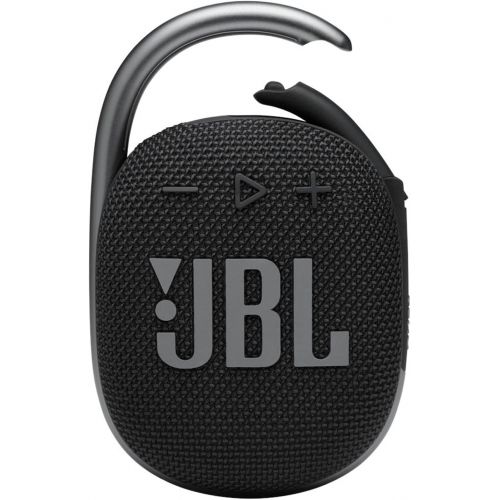 제이비엘 JBL Clip 4: Portable Speaker with Bluetooth, Built-in Battery, Waterproof and Dustproof Feature - Black (JBLCLIP4BLKAM)