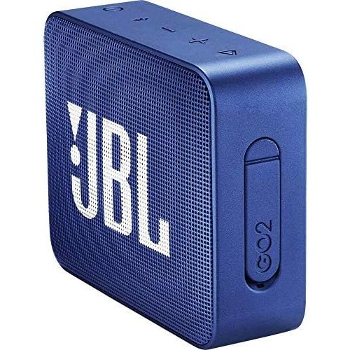 제이비엘 JBL GO2 Portable Bluetooth Speaker with Rechargeable Battery, Waterproof, Built-in Speakerphone, Blue