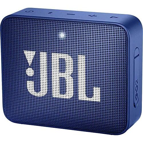 제이비엘 JBL GO2 Portable Bluetooth Speaker with Rechargeable Battery, Waterproof, Built-in Speakerphone, Blue