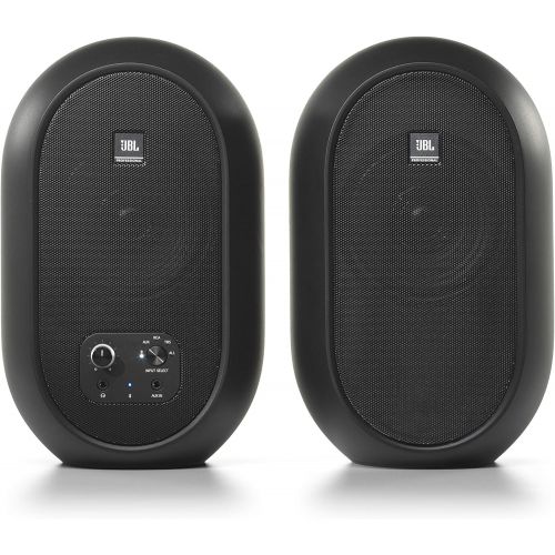 제이비엘 JBL Professional 1 Series 104-BT Compact Desktop Reference Monitors with Bluetooth, Black, Sold as Pair