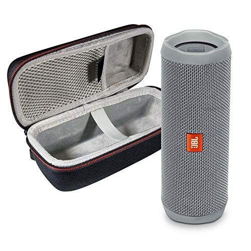 제이비엘 JBL Flip 5 Waterproof Portable Wireless Bluetooth Speaker Bundle with Hardshell Protective Case - Grey