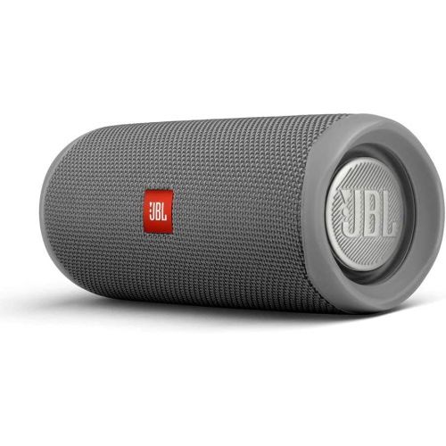 제이비엘 JBL Flip 5 Waterproof Portable Wireless Bluetooth Speaker Bundle with Hardshell Protective Case - Grey