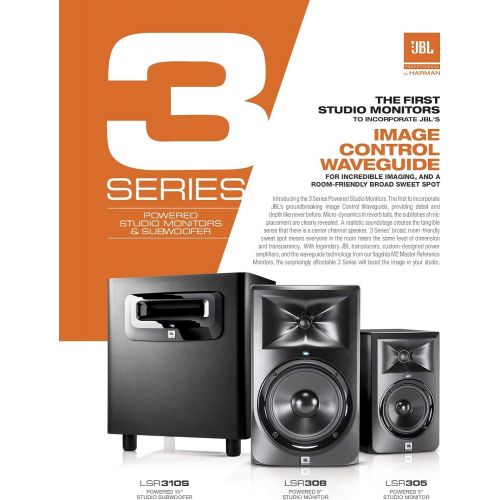 제이비엘 JBL Professional LSR310S -Channel Studio Subwoofer, 10-Inch