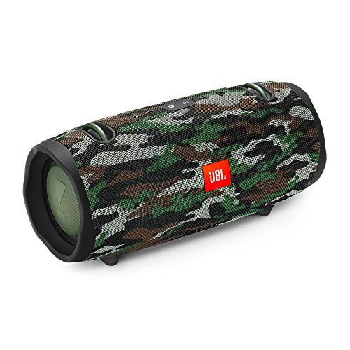 제이비엘 JBL Xtreme 2 Portable IPX7 Waterproof Wireless Bluetooth Speaker Squad Camo, with 10W Wireless Pad Charger