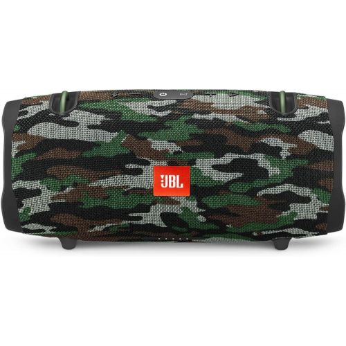 제이비엘 JBL Xtreme 2 Portable IPX7 Waterproof Wireless Bluetooth Speaker Squad Camo, with 10W Wireless Pad Charger