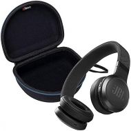 JBL Live 460NC Wireless On-Ear Noise Cancelling Headphone Bundle with gSport Case (Black)