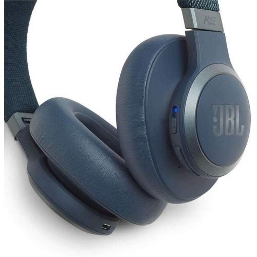 제이비엘 JBL Live 650BTNC - Around-Ear Wireless Headphone with Noise Cancellation - Non Retail Packaging (Blue)