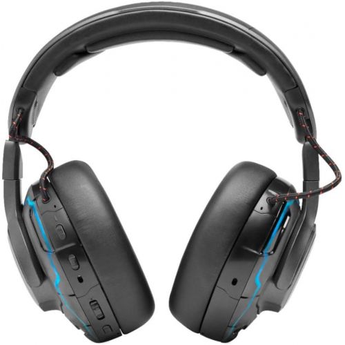 제이비엘 JBL Quantum ONE Noise-Canceling Wired Over-Ear Gaming Headset (Black) Bundle (3 Items)