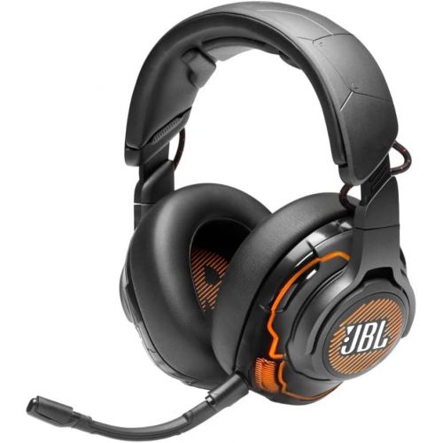 제이비엘 JBL Quantum ONE Noise-Canceling Wired Over-Ear Gaming Headset (Black) Bundle (3 Items)
