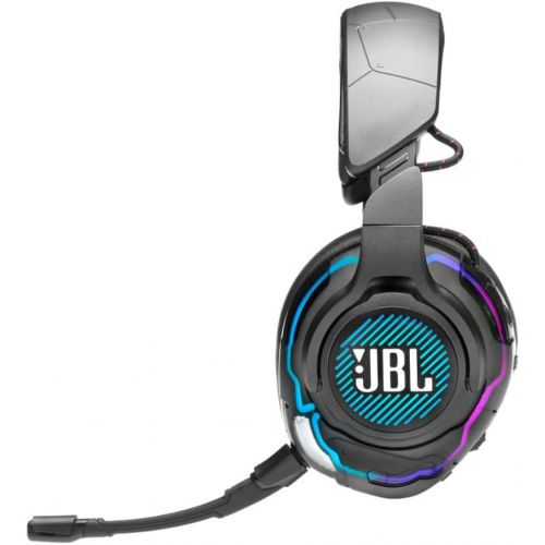 제이비엘 JBL Quantum ONE Noise-Canceling Wired Over-Ear Gaming Headset (Black) Bundle (3 Items)