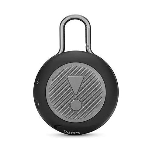 제이비엘 JBL Clip 3 IPX7 Waterproof Portable Bluetooth Speaker Bundle with Deluxe Travel Case (Black)