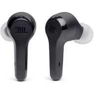JBL Tune 215TWS True Wireless Earbud Headphones - JBL Pure Bass Sound, Bluetooth, 25H Battery, Dual Connect (Black)