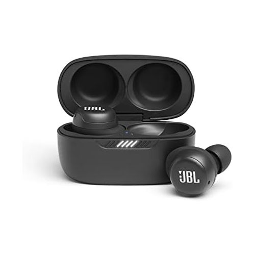 제이비엘 JBL Live Free NC+ - True Wireless in-Ear Noise Cancelling Bluetooth Headphones with Active Noise Cancelling, Microphone, Up to 21H Battery, Wireless Charging (Black)