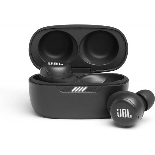 제이비엘 JBL Live Free NC+ - True Wireless in-Ear Noise Cancelling Bluetooth Headphones with Active Noise Cancelling, Microphone, Up to 21H Battery, Wireless Charging (Black)