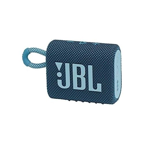 제이비엘 JBL Go 3: Portable Speaker with Bluetooth, Builtin Battery, Waterproof and Dustproof Feature Blue JBLGO3BLUAM