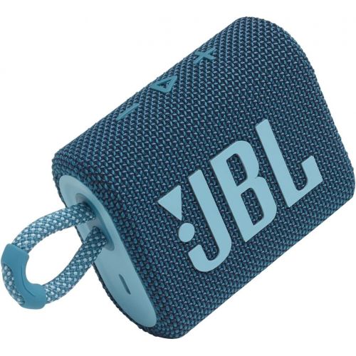 제이비엘 JBL Go 3: Portable Speaker with Bluetooth, Builtin Battery, Waterproof and Dustproof Feature Blue JBLGO3BLUAM