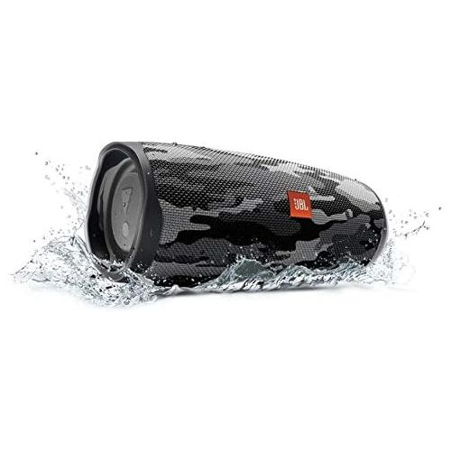 제이비엘 JBL Charge 4 Waterproof Wireless Bluetooth Speaker with Hardshell Case (Black Camo)