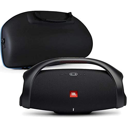 제이비엘 JBL Boombox 2 Waterproof Portable Bluetooth Speaker Bundle with divvi! Hardshell Case - Black