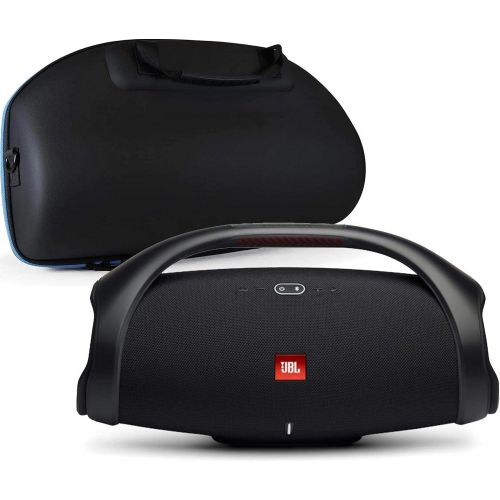 제이비엘 JBL Boombox 2 Waterproof Portable Bluetooth Speaker Bundle with divvi! Hardshell Case - Black