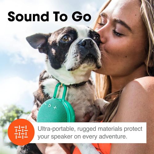 제이비엘 JBL Clip 3, River Teal - Waterproof, Durable & Portable Bluetooth Speaker - Up to 10 Hours of Play - Includes Noise-Cancelling Speakerphone & Wireless Streaming