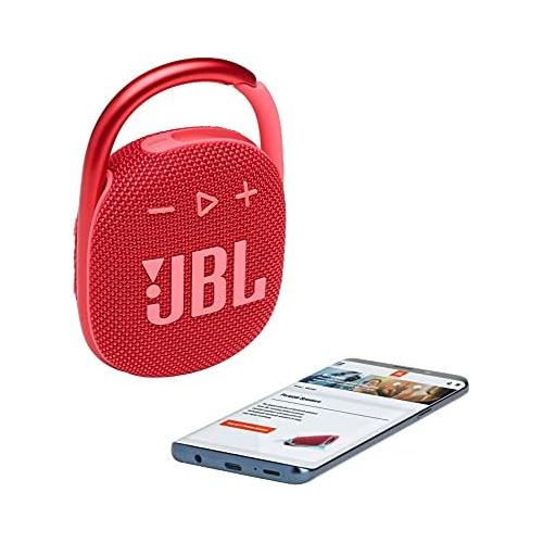 제이비엘 JBL Clip 4 - Portable Mini Bluetooth Speaker, Big Audio and Punchy bass, Integrated Carabiner, IP67 Waterproof and dustproof, 10 Hours of Playtime, Speaker for Home, Outdoor and Tr