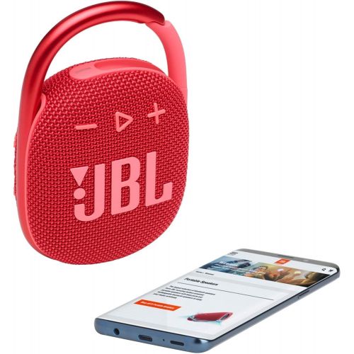 제이비엘 JBL Clip 4 - Portable Mini Bluetooth Speaker, Big Audio and Punchy bass, Integrated Carabiner, IP67 Waterproof and dustproof, 10 Hours of Playtime, Speaker for Home, Outdoor and Tr