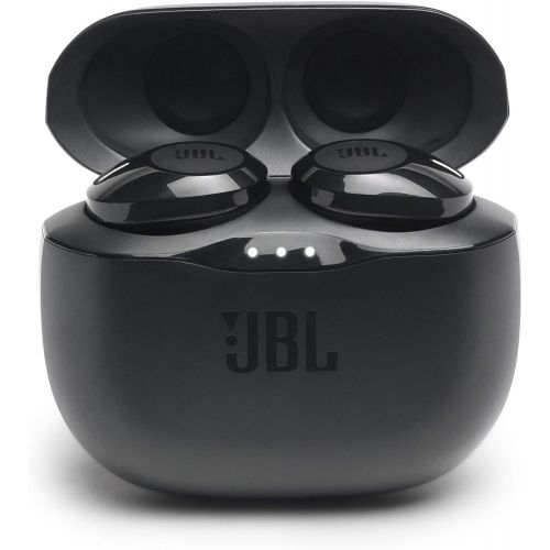 제이비엘 JBL Tune 125TWS True Wireless In-Ear Headphones - JBL Pure Bass Sound, 32H Battery, Bluetooth, Fast Pair, Comfortable, Wireless Calls, Music, Native Voice Assistant (Black)