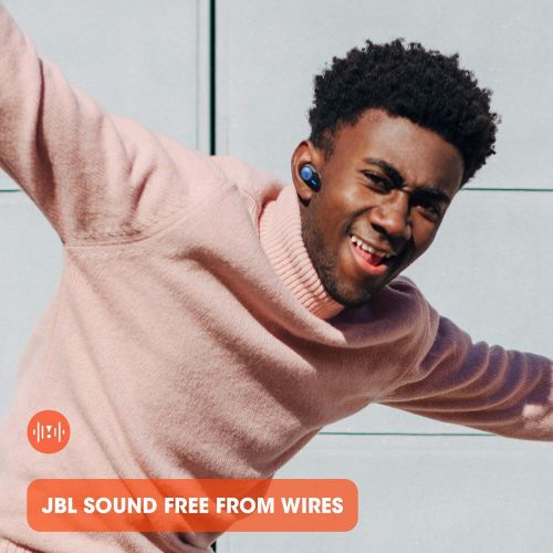 제이비엘 JBL Tune 125TWS True Wireless In-Ear Headphones - JBL Pure Bass Sound, 32H Battery, Bluetooth, Fast Pair, Comfortable, Wireless Calls, Music, Native Voice Assistant (Black)