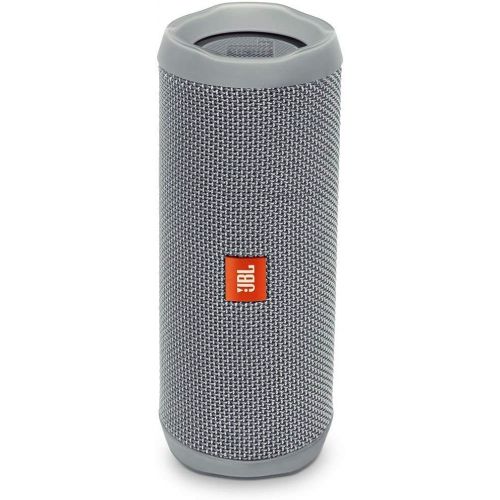 제이비엘 JBL Flip 4, Gray - Waterproof, Portable & Durable Bluetooth Speaker - Up to 12 Hours of Wireless Streaming - Includes Noise-Cancelling Speakerphone, Voice Assistant & JBL Connect+