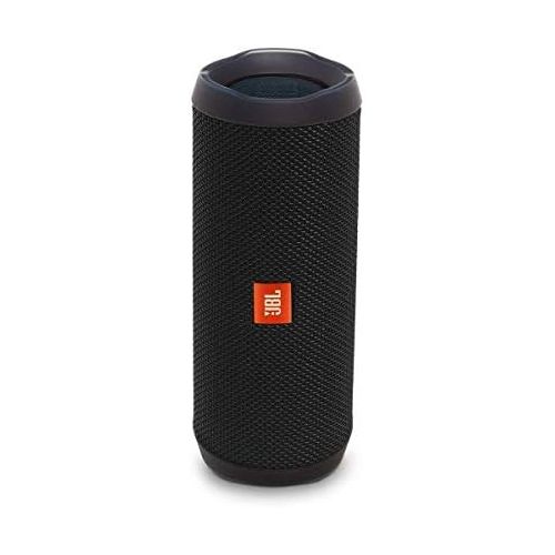 제이비엘 JBL Flip 4, Black - Waterproof, Portable & Durable Bluetooth Speaker - Up to 12 Hours of Wireless Streaming - Includes Noise-Cancelling Speakerphone, Voice Assistant & JBL Connect+