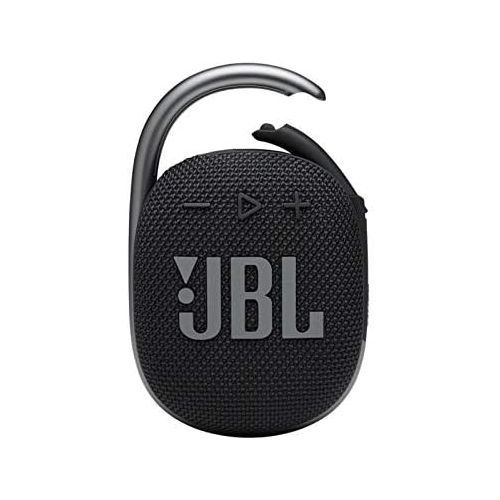 제이비엘 JBL Clip 4 Portable Bluetooth Wireless Speaker Bundle with divvi! Protective Hardshell Case - Black