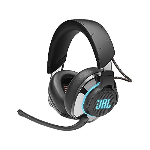 제이비엘 JBL Quantum 800 - Wireless Over-Ear Performance Gaming Headset with Active Noise Cancelling and Bluetooth 5.0 - Black