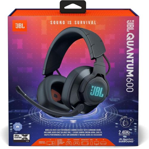 제이비엘 JBL Quantum 600, Wireless Over-Ear Performance Gaming Headset, Black