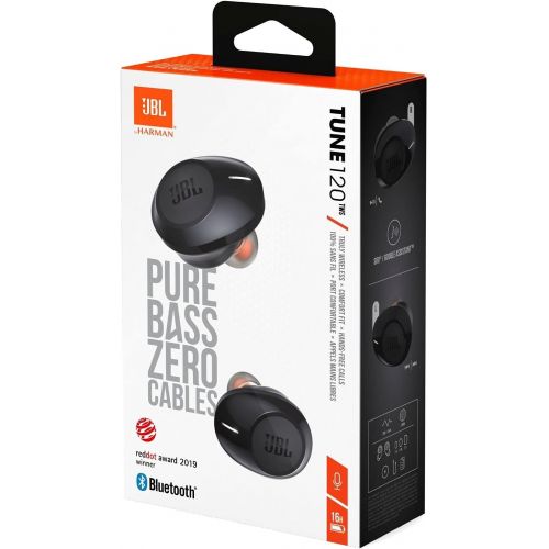 제이비엘 JBL Tune 120TWS - True Wireless in-Ear Headphone - Black