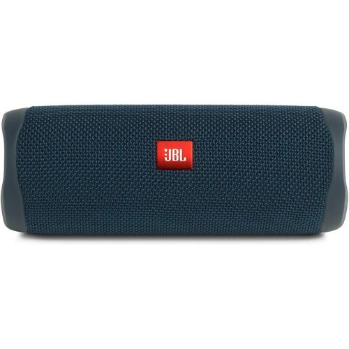 제이비엘 JBL Flip 5 Waterproof Portable Wireless Bluetooth Speaker Bundle - (Pair) Blue