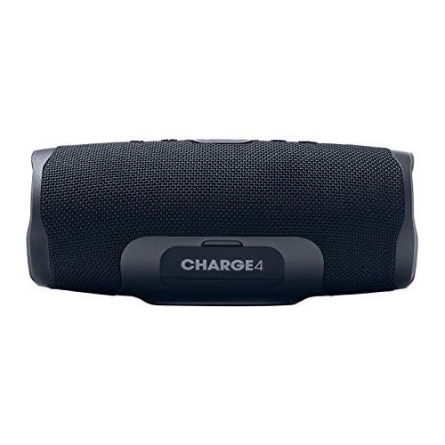 제이비엘 JBL Charge 4 Portable Waterproof Wireless Bluetooth Speaker Bundle with divvi! Charge 4 Protective Hardshell Case - Black