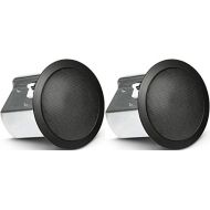 JBL Professional Control 18C/T-BK Two-Way 8-Inch Coaxial Ceiling Loudspeaker, Black, Sold as Pair