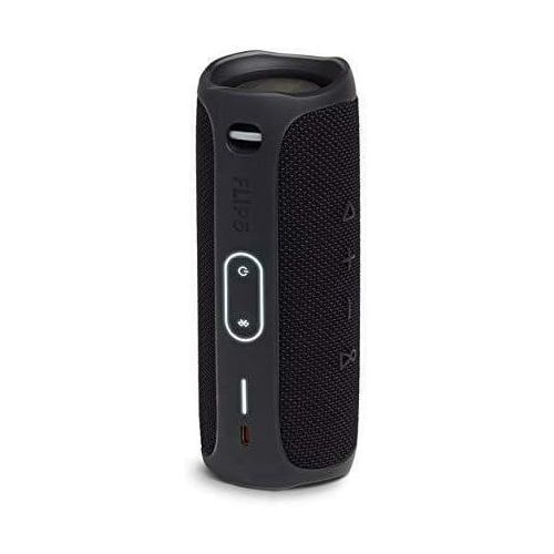 제이비엘 JBL Flip 5 Waterproof Portable Wireless Bluetooth Speaker Bundle with Hardshell Protective Case - Black