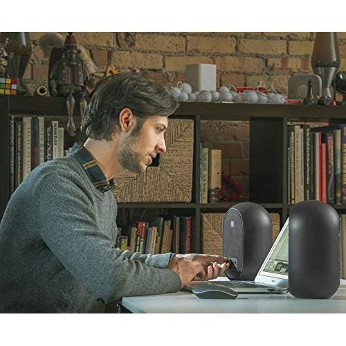 제이비엘 JBL Professional 1 Series 104-BT Compact Desktop Reference Monitors with Bluetooth, Black, Sold as Pair