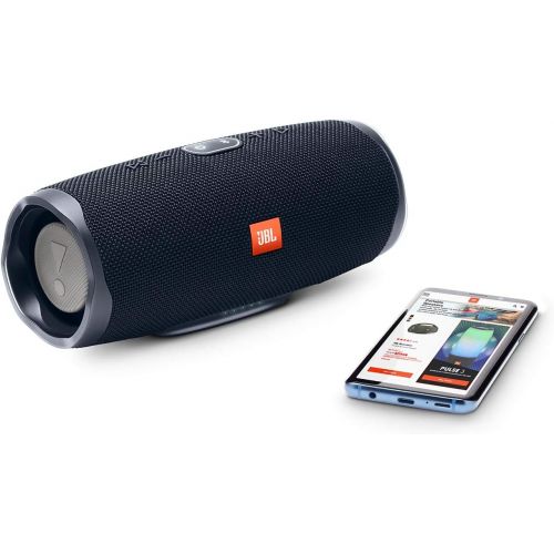 제이비엘 JBL Charge 4 Waterproof Wireless Bluetooth Speaker Bundle with Portable Hard Case - Black